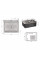 Мойка для кухни интегрированная Lidz Handmade H6050 (LDH6050BRU35371) Brushed Steel 3,0/1,0 мм