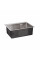 Мойка для кухни интегрированная Lidz Handmade H6050 (LDH6050BRU35371) Brushed Steel 3,0/1,0 мм