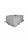Мойка для кухни интегрированная Lidz Handmade H6050G (LDH6050GPVD43622) Brushed Grey PVD 3,0/1,0 мм