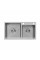 Комплект кухонная мойка Kroner Gebürstet-7843ZHM + смеситель Edelstahl Klassisch-ESG03817BLK + дозатор Spender-016