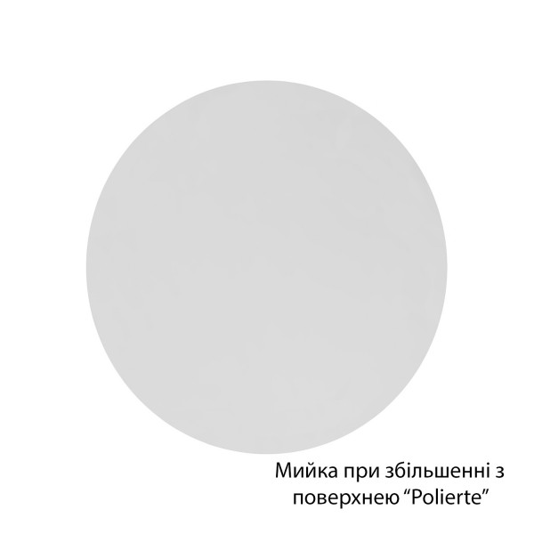 Кухонна мийка накладна Kroner KRP Polierte - 6080L (0.6 мм)