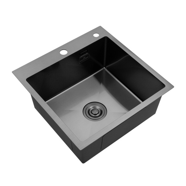 Кухонная мойка Kroner KRP Schwarze - 5050HM PVD (3.0/1.0 мм)
