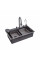 Кухонная мойка Kroner KRP Schwarze - SET7545NG PVD (3.0/0.8 мм)