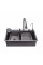 Кухонная мойка Kroner KRP Schwarze - SET7545NG PVD (3.0/0.8 мм)