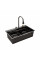Кухонная мойка Kroner KRP Schwarze - SET7545HM PVD (3.0/0.8 мм)