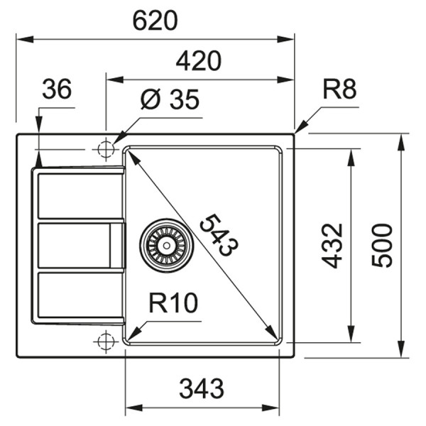 Кухонная мойка Franke Sirius 2.0 (143.0627.383)