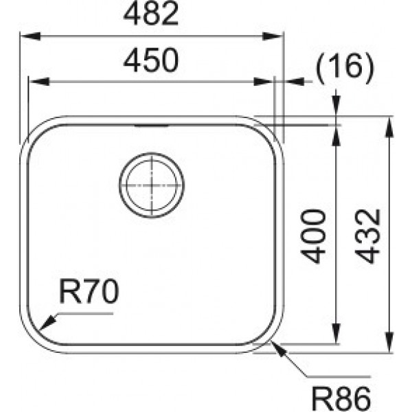 Кухонная мойка Franke Smart (122.0739.592)