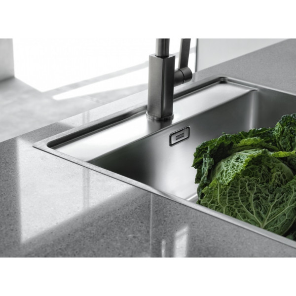 Кухонная мойка Franke Maris MRX 210-40 TL/127.0598.748/нерж.ав.сталь полірована/510х430х180/врівень зі стільницею SlimTop (127.0598.748)