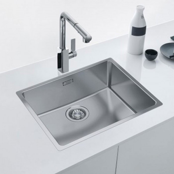 Кухонная мойка Franke Maris MRX 210-40/127.0598.745/нерж.ав.сталь полірована/квадратна/440х440х180/врівень зі стільницею SlimTop (127.0598.745)