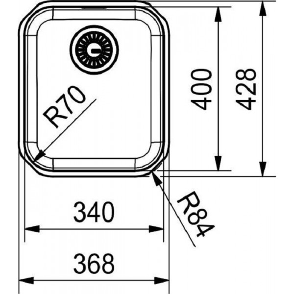 Кухонная мойка Franke Smart (122.0739.540)