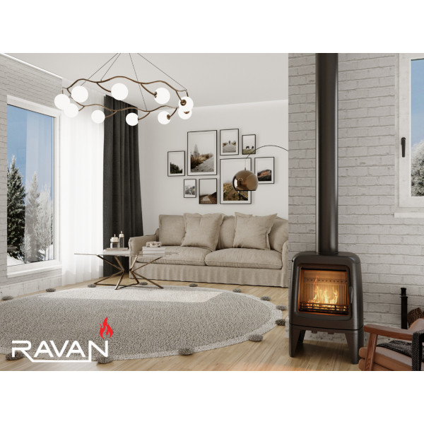 Піч-камін Ravan Arne 8кВт