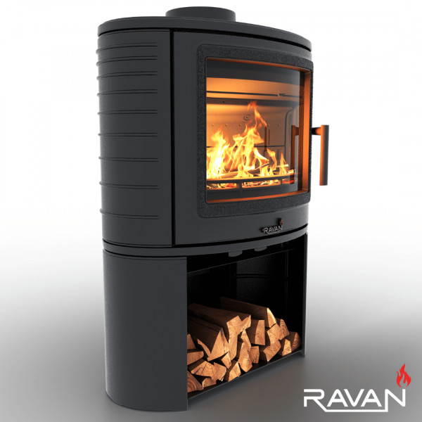 Піч-камін Ravan Deluxe 14 кВт