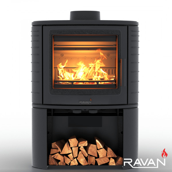 Піч-камін Ravan Deluxe 14 кВт