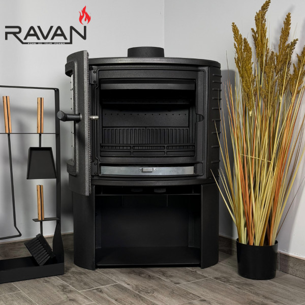 Піч-камін Ravan Deluxe 14 кВт