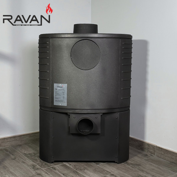 Піч-камін Ravan Deluxe 14 кВт