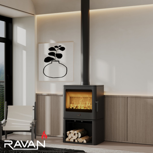Піч-камін Ravan Aragon 16 кВт