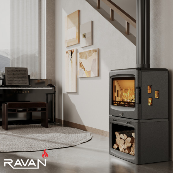 Печь-камин Ravan Nevada 14 кВт
