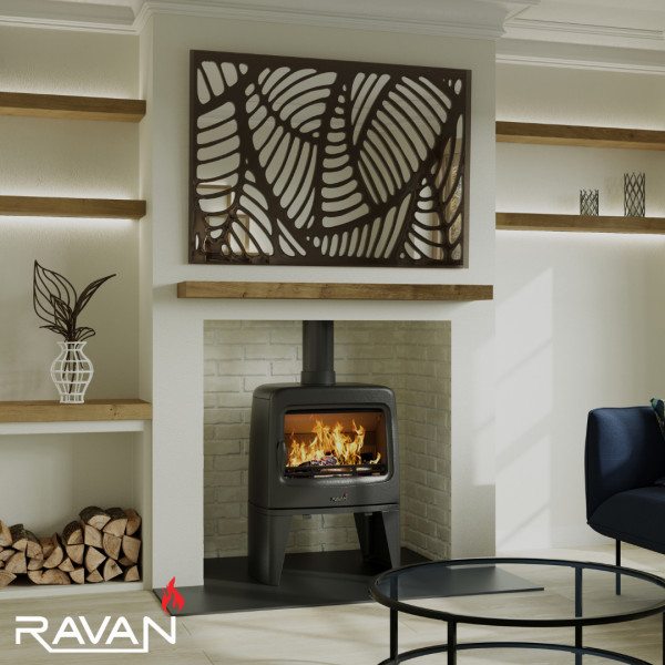 Піч-камін Ravan Tenesi 14 кВт