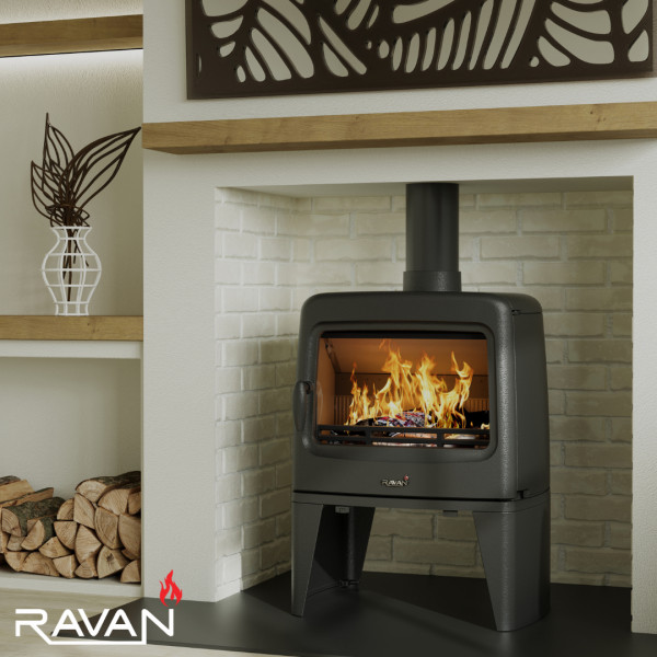 Піч-камін Ravan Tenesi 14 кВт