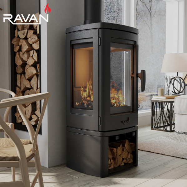 Піч-камін Ravan Elara 10 кВт