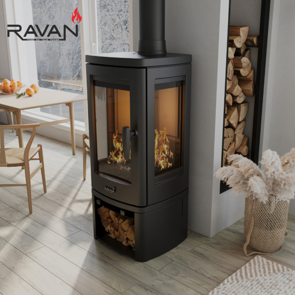 Піч-камін Ravan Elara 10 кВт