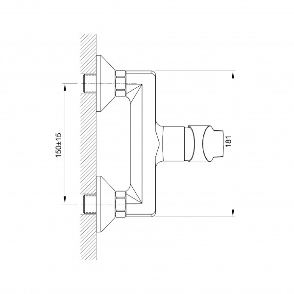 Смеситель для душа Koller Pool Twin TW 0400