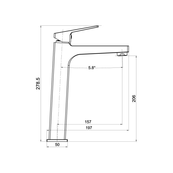 Смеситель для умывальника XL Koller Pool Neon Cube NC 0200XL