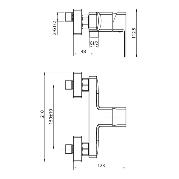 Змішувач для душу Koller Pool Neon NN 0450