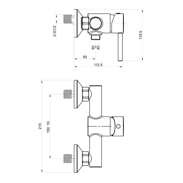 Смеситель для душа Koller Pool Orion OR 0450