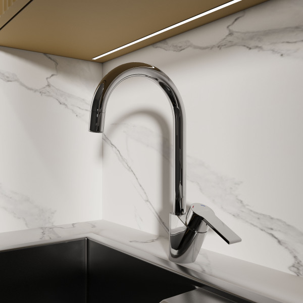 Смеситель для кухни Koller Pool Kvadro Arc KA 0500