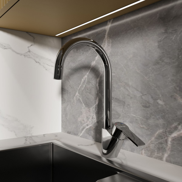 Смеситель для кухни Koller Pool Kvadro Arc KA 0500