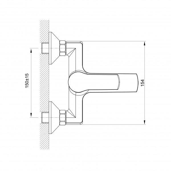 Смеситель для ванны Koller Pool Twin TW 0100