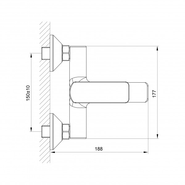 Смеситель для ванны Koller Pool Style SL 0100