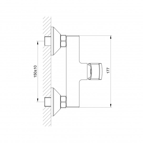 Смеситель для душа Koller Pool Style SL 0450