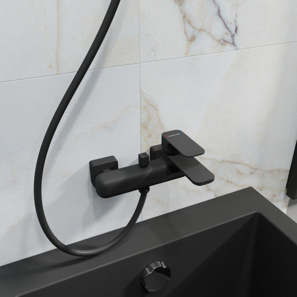 Смеситель для ванны Koller Pool Trend TR 0100B, черный матовый