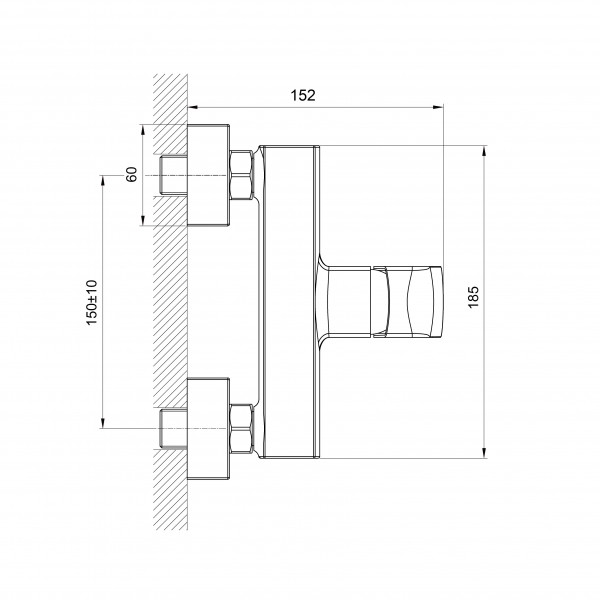 Змішувач для душу Koller Pool TERA 1126320305