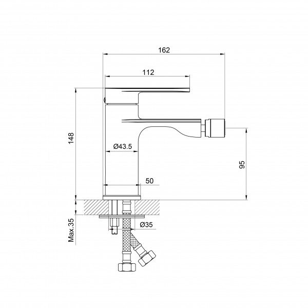 Смеситель для биде Koller Pool Line Pro 1138350305