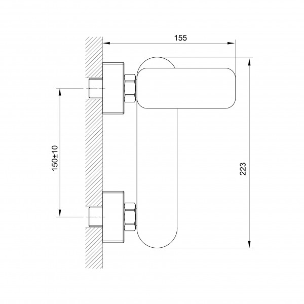 Змішувач для душу Koller Pool Trend TR 0400