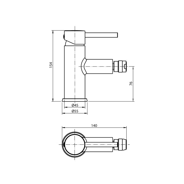 Смеситель для биде Koller Pool Orion OR 0300