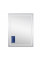 Зеркало Qtap Mideya (MI1) 600х800 с LED-подсветкой Touch, с антизапотеванием, диммером QT2078F937W