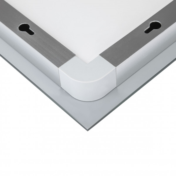Зеркало Qtap Mideya (MI1) 800х700 с LED-подсветкой Touch, с антизапотеванием, с диммером QT2078NCF8070W
