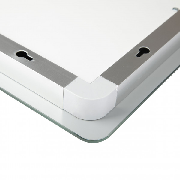 Зеркало Qtap Mideya 800x800 с LED-подсветкой Touch, с антизапотеванием, диммером QT2078NCF8080W