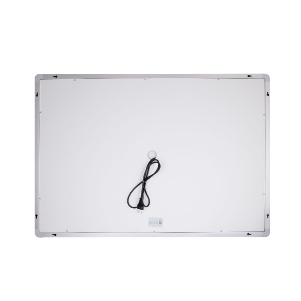 Зеркало Qtap Mideya 1000х700 с LED-подсветкой Touch, с антизапотеванием, диммером QT2078NCF10070W