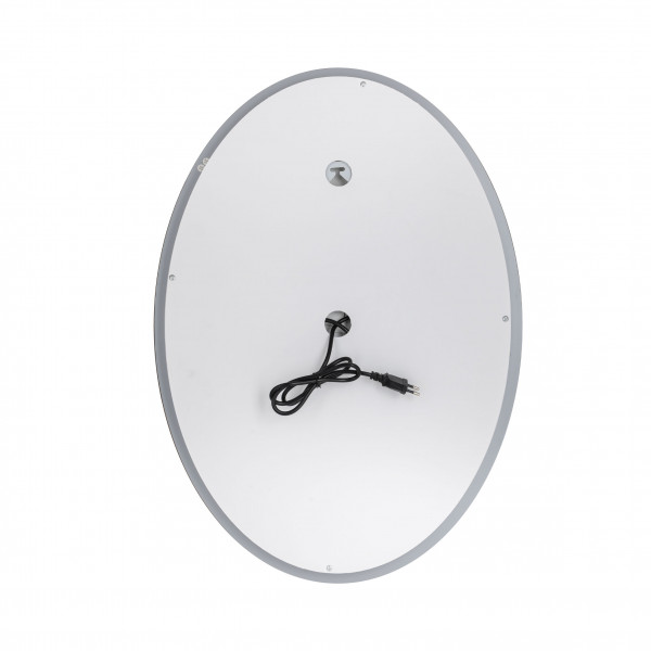 Зеркало Qtap Mideya 500х700 с LED-подсветкой Touch, с антизапотеванием, диммером QT2078NCR5070W