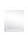 Зеркало Lidz Kubis 700х800 с LED-подсветкой Touch, с антизапотеванием, с диммером, рег. яркости LD78LF9048070