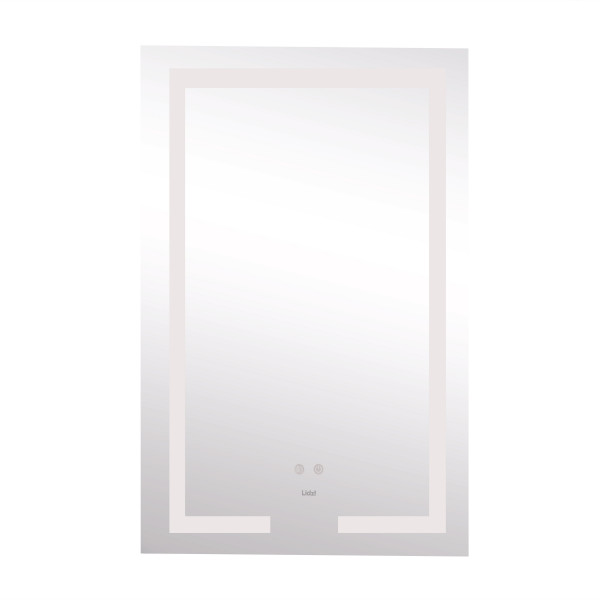 Зеркало Lidz Kubis 500х800 с LED-подсветкой Touch, с антизапотеванием, с диммером, рег. яркости LD78LF9365080