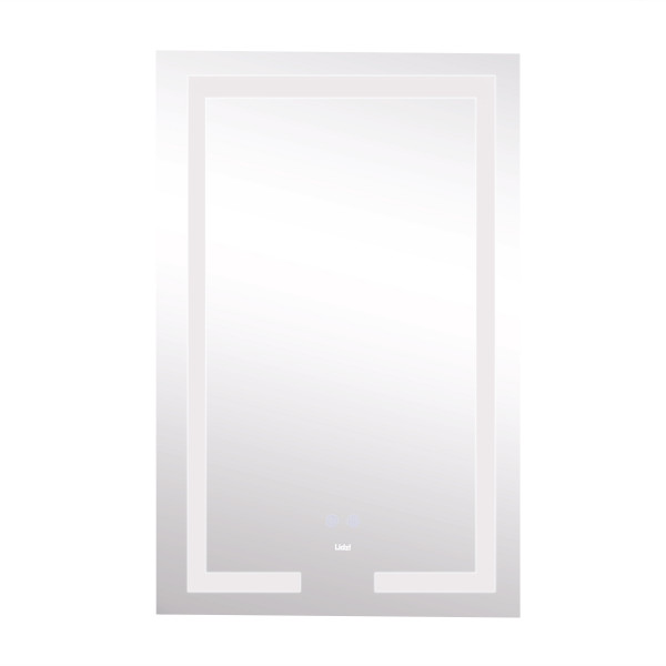 Зеркало Lidz Kubis 500х800 с LED-подсветкой Touch, с антизапотеванием, с диммером, рег. яркости LD78LF9365080