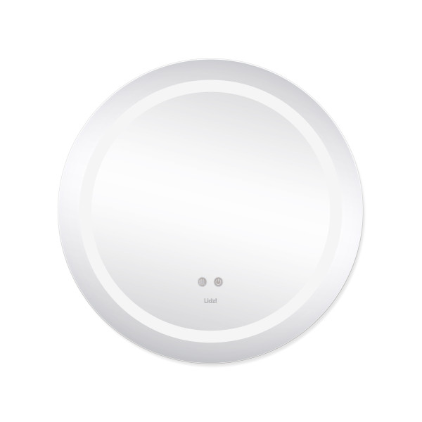Зеркало Lidz Aria R600 с LED-подсветкой Touch, с антизапотеванием, с диммером, рег. яркости LD78LR600