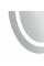 Зеркало Qtap Gemini 500х700 с LED-подсветкой Touch, с антизапотеванием, с диммером, рег. темп. цвета (3000-6500K) Reverse QT2578R5070