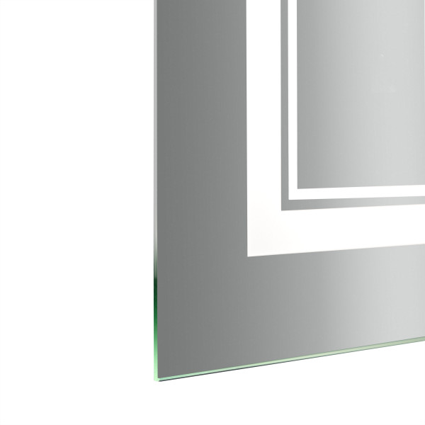 Зеркало Qtap Cardinal (CA1) 700х500 с LED-подсветкой Touch, с антизапотеванием, с диммером, рег. темп. цвета (3000-6500K) QT0478C5070